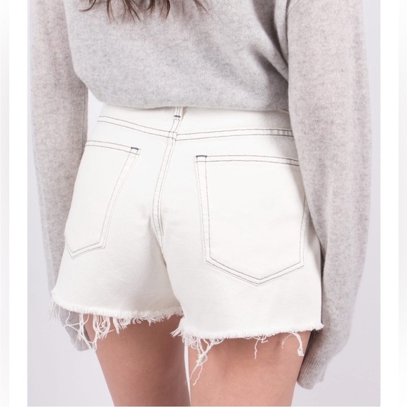 NWT New Frame Denim Le Brigette Shorts- Chalked - Picture 4 of 11